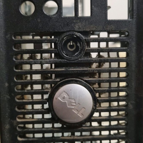 Dell computer case used without top cover