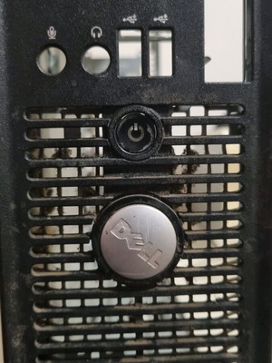 Dell computer case used without top cover