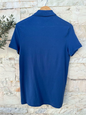 Hollister polo shirt used, blue, size S