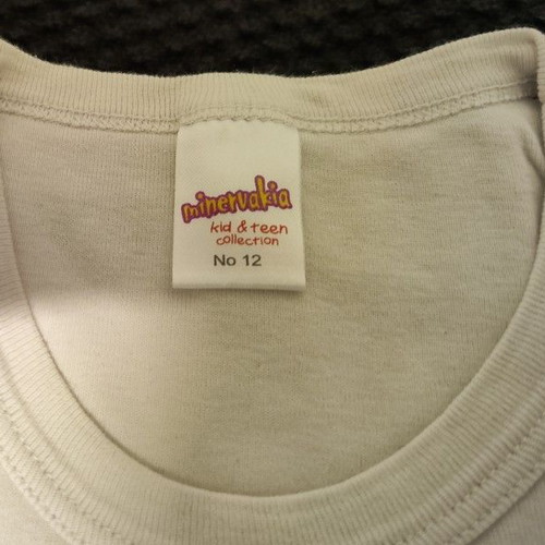 Minerva children's undershirts used, size 12, pack of 9 white