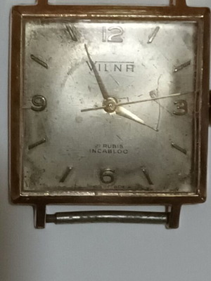 Vilna Swiss wristwatch used vintage square design