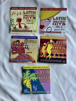 Investor’s Compact Disc Collection Latin Greatest Hits Vol. 1–5 like new