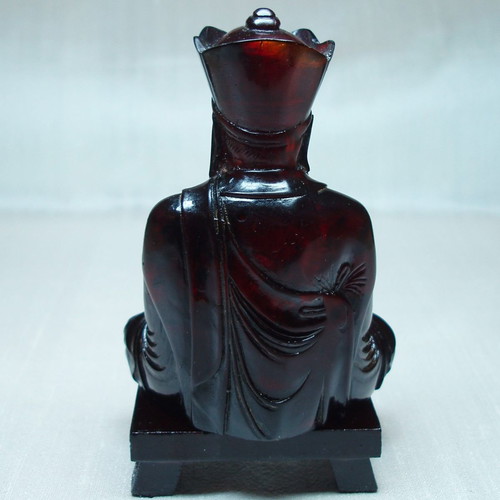Amber Shakyamuni Bodhisattva Buddha used, handmade 18th century figure