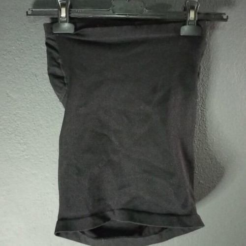 Black fitted top used, size S