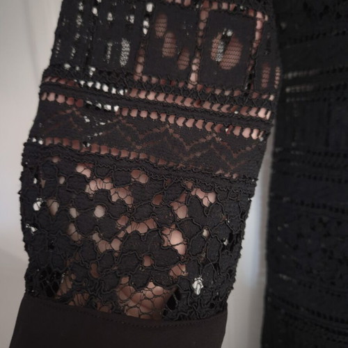 Twenty 29 black shirt dress size S like new with lace details