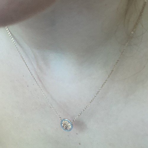 Tree of Life Necklace rose gold-tone in very good condition