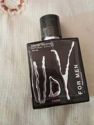 Vidy Eau de Toilette bottle used, empty