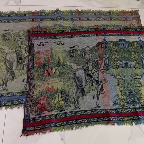 Vintage woven wall tapestry from the 1960s, like new, 1.52×0.85m