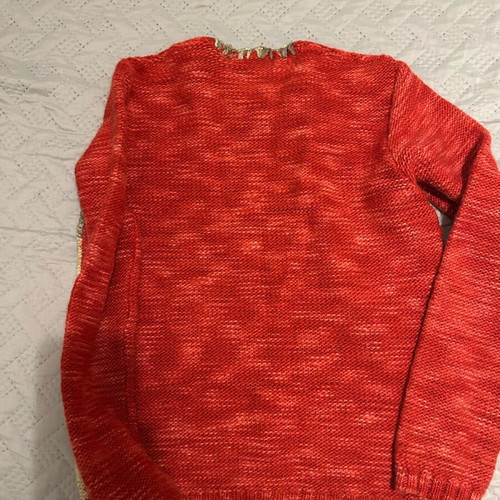 Vintage orange pullover like new