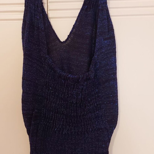 Scandalo women's blouse lurex purple small/medium like new