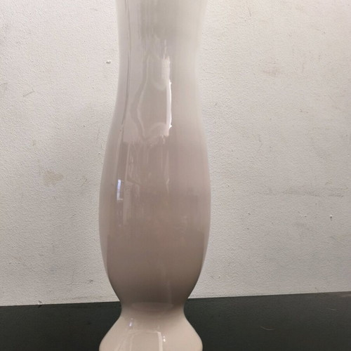 BICOLORE vase beige with glossy finish like new