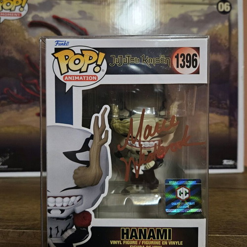 Hanami Funko Pop 1396 Jujutsu Kaisen new, signed by Marie Westbrook