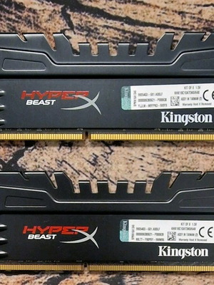 DDR3 Μνήμες Kingston HyperX Beast 16GB (2×8) σαν καινούργιο