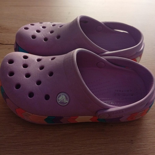 Crocs children's clogs like new, purple, size C13 (30-31)