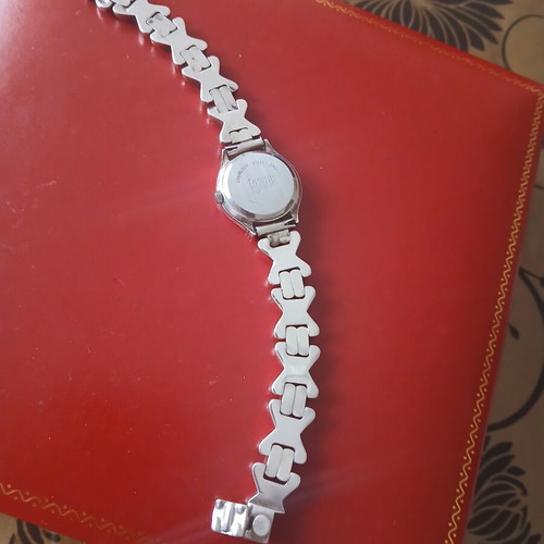 Lousir watch like new, 925 silver with stainless steel case
