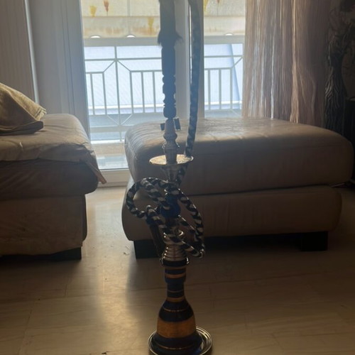 Hookah with smoking accessory and tobacco gift
