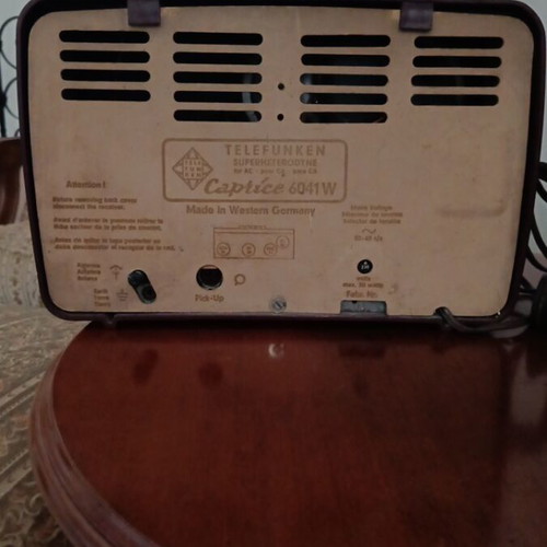 Telefunken Caprice 6041 W vintage radio used