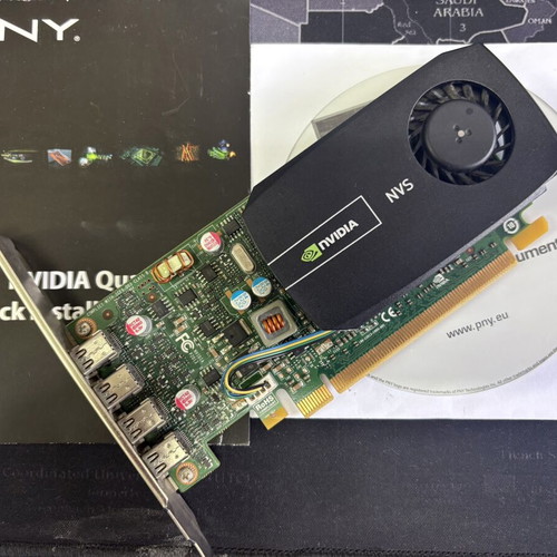 PNY NVIDIA NVS 510 2GB PCIe graphics card like new