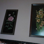 Embroidered frames used, set of 2 medium rectangular