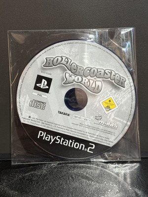 Rollercoaster World PS2 game used, disc only
