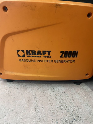 Kraft 2000i αθόρυβη γεννήτρια βενζίνης inverter σαν καινούργιο, 2,5 kVA