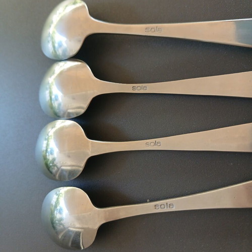 Set of 4 collectible spoons from Olympic Airways by Sola