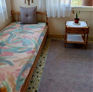 Μονό κρεβάτι με στρώμα ανατομικό Greco strom !!!
