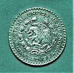  ΑΣΗΜΕΝΙΟ One Peso Mexico ESTADOS UNIDOS MEXICANOS 1966.