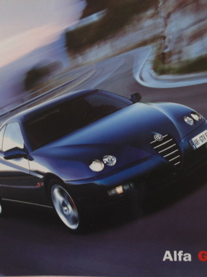Alfa Romeo GTV συλλεκτική μπροσούρα ολοκαίνουργια 22 σελίδων 2000