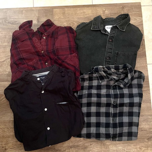 Pull & Bear men's shirts multicolor, like new, set of 4