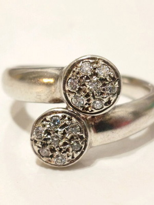925 Antique Ring used, handmade, unique piece