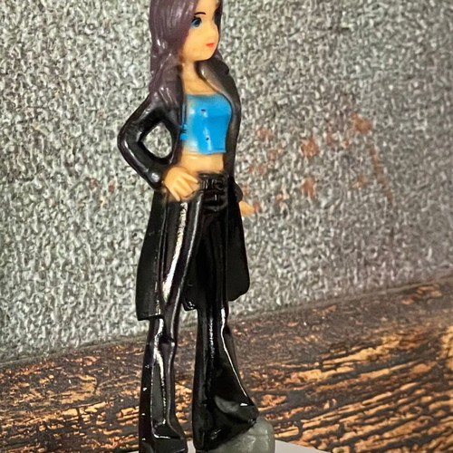 Collectible Mini Anime Style Figure 6.5cm new, girl with trench coat