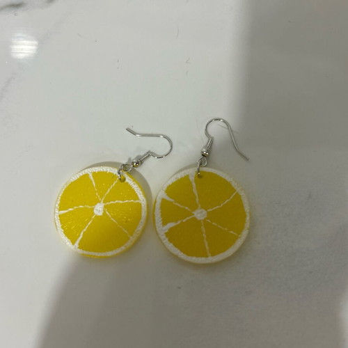 Lemon earrings for women new, sweet and fun design