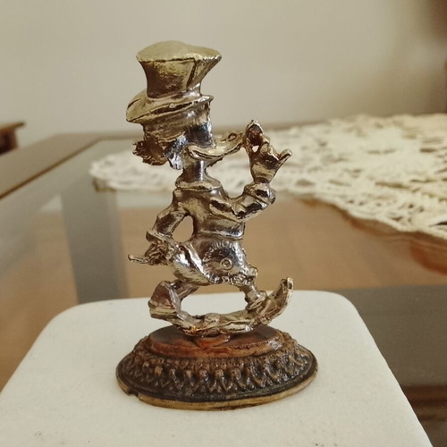 Disney vintage collectible metal figure Scrooge used