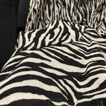 Midi Dress zebra pattern size S new, black and white