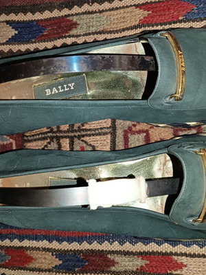 Bally shoes used, gray, size 39-39.5