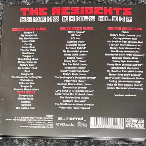 The Residents CD like new