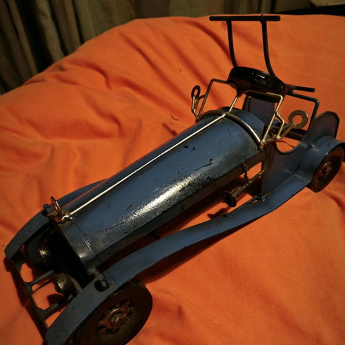 Handmade metal drinks trolley like new for wine and spirits