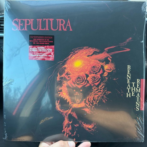 Sepultura Beneath The Remains 2 LP Expanded Edition new, sealed