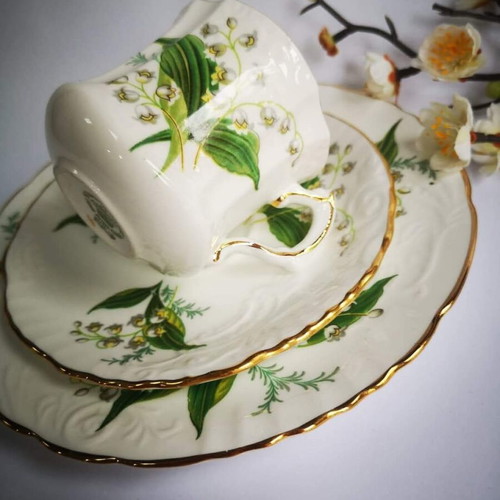 Hammersley coffee set like new, fine bone china from England