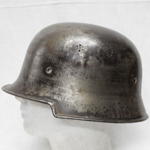 M34 German police helmet used