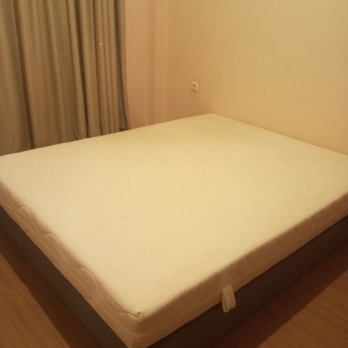 Stria pocket spring mattress 160x200 with upholstered bed frame