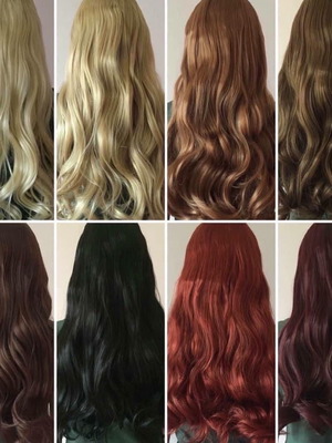 Hair extension with 5 tic-tac clips, new, 60 cm length