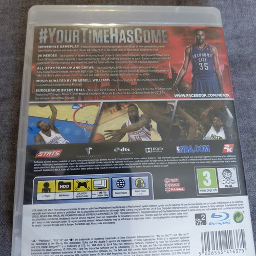 NBA 2K15 PS3 game used, action shooting