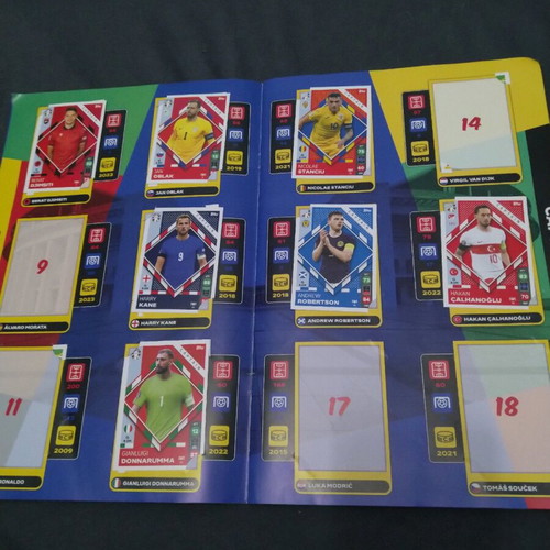Sticker album with 51 stickers