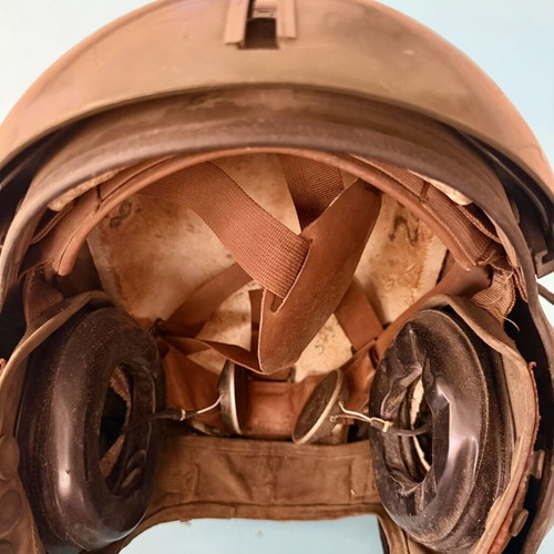SPH-4 pilot helmet 1950s with Snoopy symbol, American military