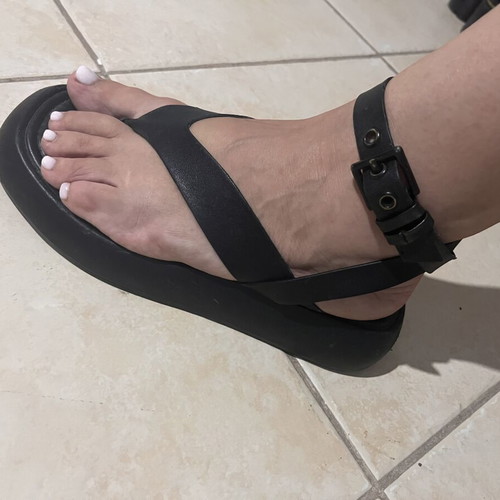 Stradivarius women's sandals like new, black, size 37