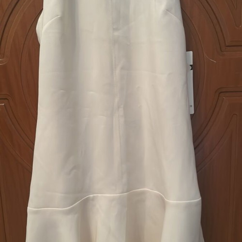 Zini Atelier White Dress with Pearls like new