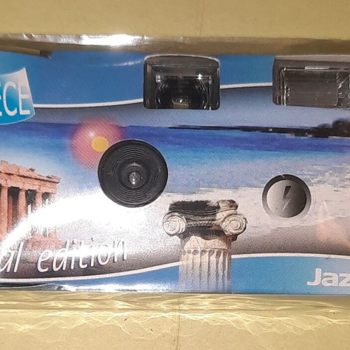 Disposable camera Special edition JAZZ new with flash and 27-exposure film