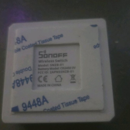 Zigbee button Sonoff SNZB-01 used